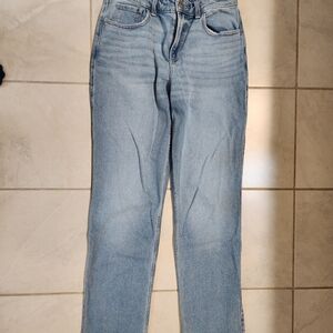 Hollister Light Blue Curvy Straight Leg Jeans Size 27 Long